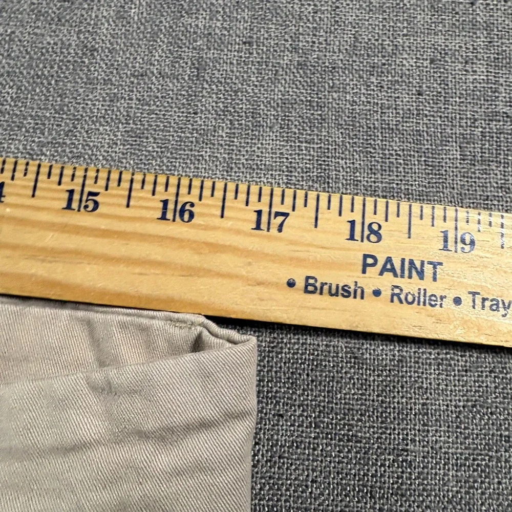 Banana Republic Chino Pants Mens 32x30 Khaki Tan Straight Leg Cotton Twill